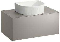 Laufen SONAR Fiók elem, 1 fiók, 812340, 812341, 812342, 812343 mosdótálakhoz, kivágással középen, Lakkozott titán 77.5X34X45.5 - H4054110340421 (H4054110340421)