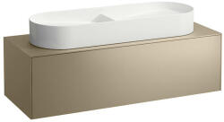 Laufen SONAR Fiók elem, 1 fiók, 812348, 812349 mosdótálakhoz, kivágással középen, Lakkozott arany 117.5X34X45.5 - H4054710340401 (H4054710340401)