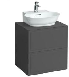 Laufen THE NEW CLASSIC Fiók elem 600, 2 fiók, 816852 kézmosóhoz, Traffic Grey 57.5X60X45.5 - H4060040856271 (H4060040856271)