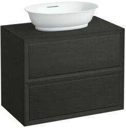 Laufen THE NEW CLASSIC Fiók elem 800, 2 fiók, 812852, 812853 mosdótálakhoz, Feketedett tölgy 80X60X45.5 - H4060120856281 (H4060120856281)