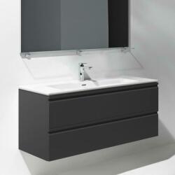 Laufen PRO S Mosdó és alsószekrény kombináció, két fiókkal, Grafit 120X46X50 - H8609674801041 (H8609674801041)