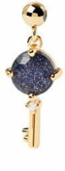 PDPAOLA Gyönyörű aranyozott medál KEY Charms CH01-025-U