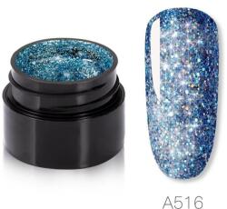 Rosalind glitteres csillogó UV zselé - 5 ml - A516 Kék (RF-A516-Blue)