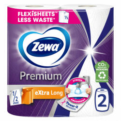 Zewa Premium Extra Long 2 rétegű papírtörlő, 2 tekercs (140 lap)