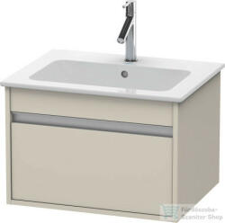 Duravit KETHO mosdó alá építhető 600x475 mm-es 1 fiókos alsószekrény 233663 mosdóhoz, Taupe Matt Decor KT641809191 (KT641809191)