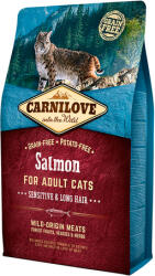 CARNILOVE Salmon for Adult Cats with Sensitive Digestion, Long-Haired Cats 2 kg