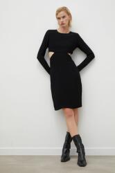 Herskind ruha fekete, mini, egyenes - fekete 40 - answear - 55 990 Ft