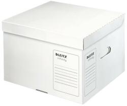 Leitz Archiváló konténer, M méret, újrahasznosított karton, Leitz Infinity, fehér