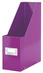Leitz Iratpapucs, PP/karton, 95 mm, lakkfényű, Leitz Click&Store, lila