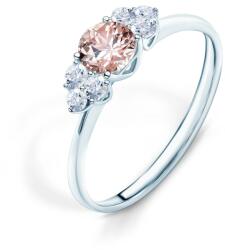 SAVICKI Inel de logodnă Fairytale: aur alb, morganit - savicki - 6 491,00 RON