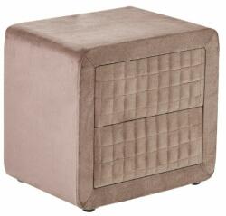 ABC Bedding Monarch kárpitozott 2 fiókos törtfehér éjjeliszekrény 57x55x47 cm