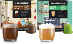 La Capsuleria Kit degustare ciocolata calda, 20 de capsule compatibile Nespresso, La Capsuleria (KITCIOK20)