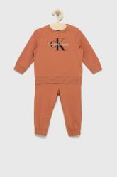 Calvin Klein Jeans trening copii culoarea portocaliu 9BYY-DKK002_28X