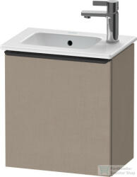 Duravit D-NEO 410x274 mm-es 1 ajtós, jobbos, függesztett szekrény 072343 mosdóhoz, Linen Decor DE4259R7575 (DE4259R7575)