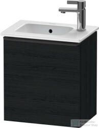 Duravit D-NEO 410x274 mm-es 1 ajtós, jobbos, függesztett szekrény 072343 mosdóhoz, Black Oak DE4259R1616 (DE4259R1616)