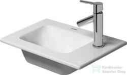 Duravit ME BY STARCK 43x30 cm-es bútorral aláépíthető kézmosó, túlfolyó nélkül, Wondergliss bevonattal, 07234300411 (07234300411)