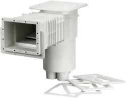 IML VA Szkimmer, szívás 215 mm x 160 mm, hosszú nyakkal, sárgaréz dugókkal, fóliás medencéhez