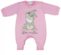  Pamut hosszú ujjú rugdalózó Thumper nyuszi rózsaszín (80)