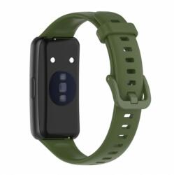 Huawei Band 7 szilikon okosóra szíj, Watch 7 szíj színe Zöld