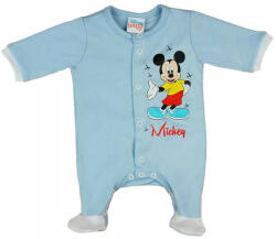 Disney Mickey pamut baba rugdalózó - kék (56) - babastar