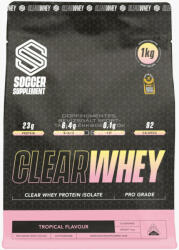 Soccer Supplement Clear Whey tejsavófehérje izolátum - 1kg - Trópusi gyümölcs