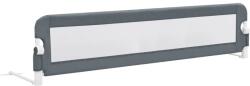 vidaXL Balustradă de protecție pat copii 180x42 cm gri (10177)