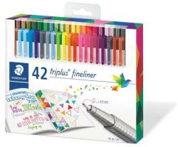 STAEDTLER Triplus 334 tűfilc készlet 0,3 mm 42 különböző szín (TS334C42)