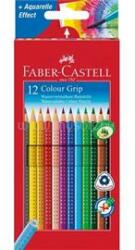 Faber-Castell Grip 2001 12db-os vegyes színű színes ceruza (FABER-CASTELL_P3033-1791) (FABER-CASTELL_P3033-1791)