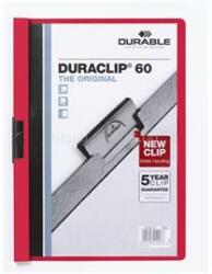 DURABLE Duraclip A4 60lapos piros clip-mappa (DURABLE_220903) (DURABLE_220903)
