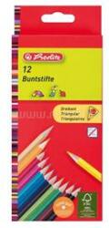 Herlitz Trio lakkozott 12db-os vegyes színű színes ceruza (HERLITZ_10412021) (HERLITZ_10412021)