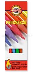 KOH-I-NOOR Progresso 8755 6db-os színes ceruza (KOH-I-NOOR_7140095000) (KOH-I-NOOR_7140095000)