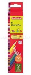 Herlitz Trio lakkozott 6db-os vegyes színű színes ceruza (HERLITZ_10412013) (HERLITZ_10412013)