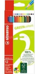 STABILO Greencolors 12db-os vegyes színű színes ceruza (STABILO_6019/2-121) (STABILO_6019/2-121)
