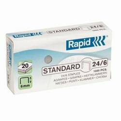 RAPID Standard 24/6 1000db/doboz fűzőkapocs (RAPID_24855600) (RAPID_24855600)