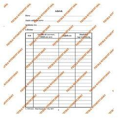 NYOMELL Egészségügyi nyilatkozat és vizsgálati adatok 8 lapos füzet (EGYEB_BELFOLDI_C. 3151-2/A) (EGYEB_BELFOLDI_C.3151-2/A)