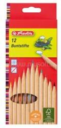 Herlitz natúrfa 12db-os vegyes színű színes ceruza (HERLITZ_08660086) (HERLITZ_08660086)
