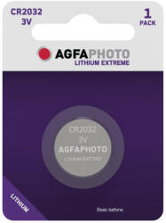 AgfaPhoto Gombelem CR2032 lithium 1db/bliszter (AgfaPhoto) (APCR2032)