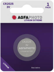AgfaPhoto Gombelem CR2025 lithium 1db/bliszter (AgfaPhoto) (APCR2025)