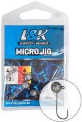 L&K Jiguri turnate L&K Micro Jig 2412, Nr. 1/0, 3g, 4buc/plic (59102230)