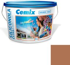 Cemix SiliconOLA Extra szilikon vékonyvakolat, kapart 1, 5 mm 4969 brown 25 kg