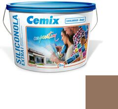 Cemix SiliconOLA Extra szilikon vékonyvakolat, kapart 1, 5 mm 4919 brown 25 kg