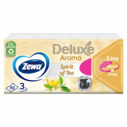 Zewa Deluxe Spirit of Tea 3 rétegű papírzsebkendő (90 db) - pelenka
