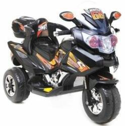 LeanToys Motocicleta electrica sport pentru copii, PB378, LeanToys, 5719, Negru-Portocaliu (561937)