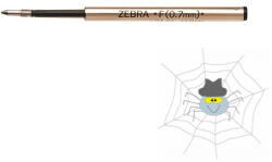 Zebra Tollbetét golyós ZEBRA F fekete 0, 7