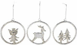 Decorer Set 6 ornamente brad Craciun 8.5 cm (A80.16.56)