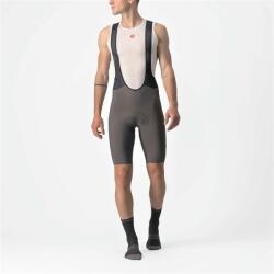 Castelli - pantaloni scurti pentru ciclism cu bretele Unlimited Bibshort - gri inchis forest negru (CAS-4520005-089) - trisport