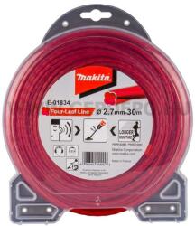 Makita négylevelű damil, piros, 2.7mm x 30m (E-01834)