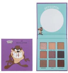 Revolution Beauty Looney Tunes Eyeshadow Palette fard de pleoape 9 g pentru femei Taz