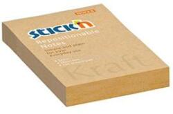 STICK N Stick`N KraftNotes 76x51mm 100lap öntapadós natúr jegyzettömb (STICK_N_21638) (STICK_N_21638)