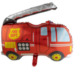 Funny Fashion Fólia lufi - tűzoltó autó (87011)